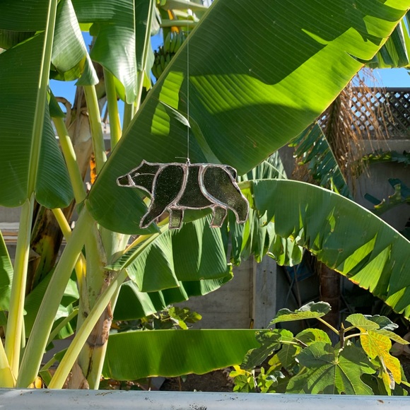 Black Bear Stained Glass Small Sun Catcher - Picture 8 of 12